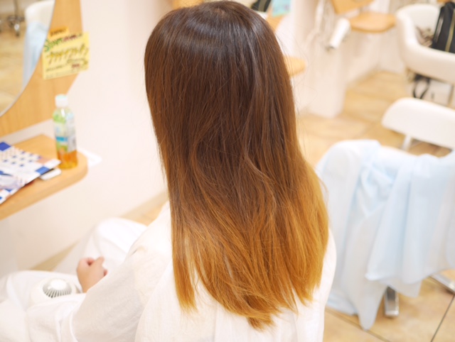 金沢市野々市市美容室デューポイント ロングヘアーで人気のグラデーションヘアカラー 石川県 金沢市 野々市市 口コミで人気のヘアサロン 美容室 デューポイント
